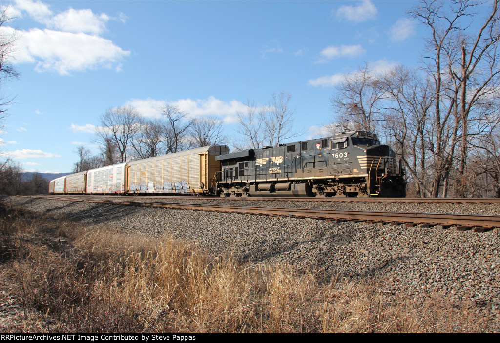 NS 7603 as a rear DPU on train 11N